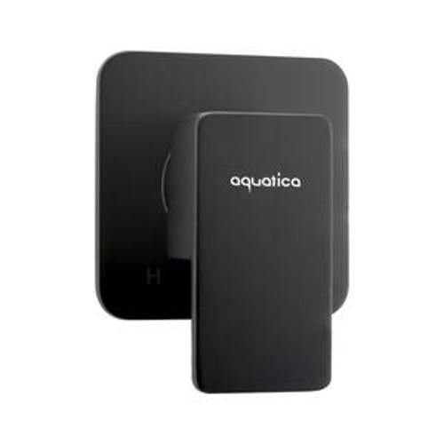 Mia2 Shower Mixer 35mm Square Black - Aquatica