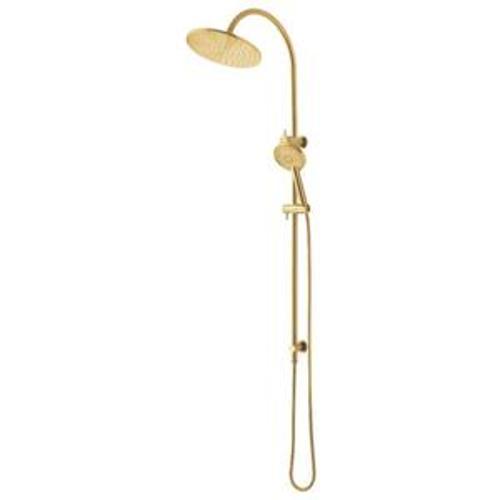 North Showerhead Double Brushed Brass