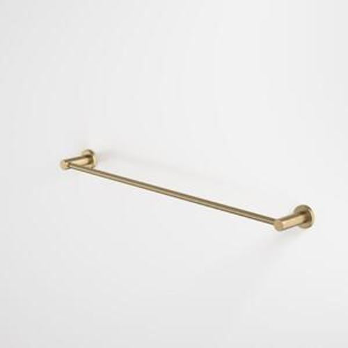 Liano II Single Towel Rail - Caroma 640mm Brushed Brass