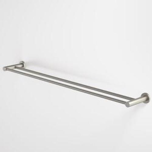 Liano II Double Towel Rail - Caroma 840mm Brushed Nickel