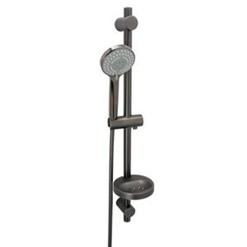 Saluto Multi Spray Handshower Set Gun Metal - Aquatica