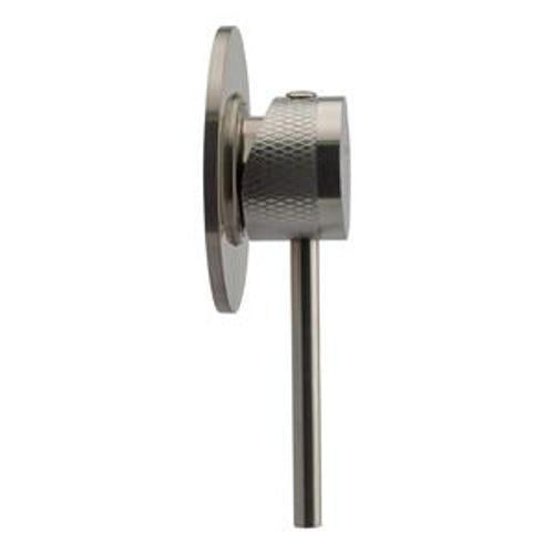 Circo Mains Pressure Shower Mixer With Textured Handle Brushed Stainless DZR