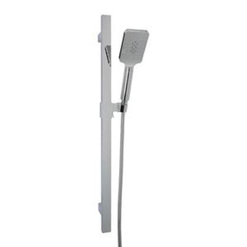 Mini Mia Multi Spray Handshower Set Square Head Chrome - Aquatica