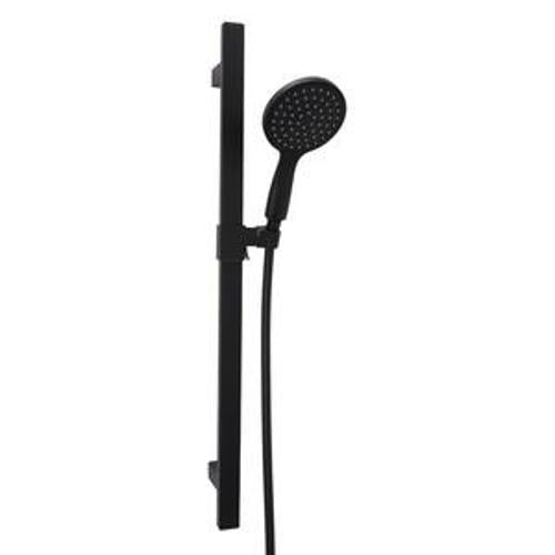 Mini Mia Single Spray Handshower Set Round Black - Aquatica