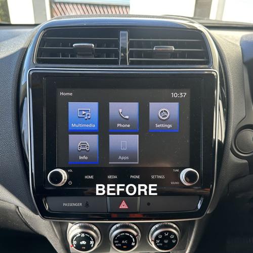 FITTING KIT MITSUBISHI ASX 2019 ON 9 INCH (GLOSS BLACK)