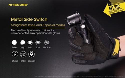 NITECORE MT21C 1000 LUMEN PERISCOPE TORCH
