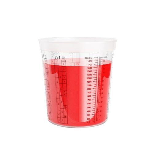 HANSPRAY MIXING CUPS 1900ML (2300ML CAPACITY) - SLEEVE OF 25