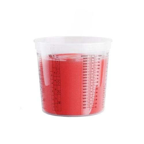 HANSPRAY MIXING CUPS 4000ML (5000ML CAPACITY) - BOX OF 40