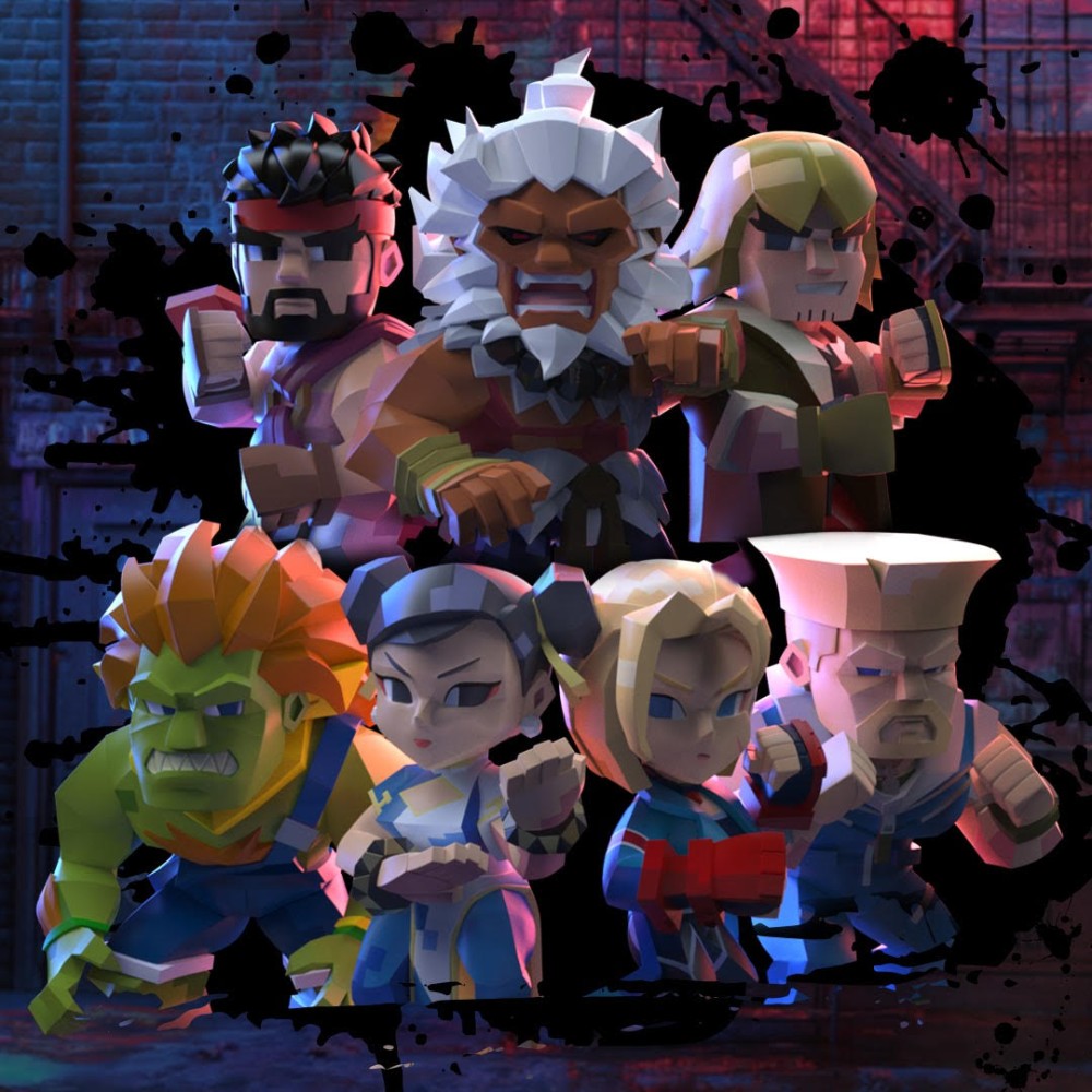 Mighty Jaxx: Arcade - Capcom Street Fighter Series Display
