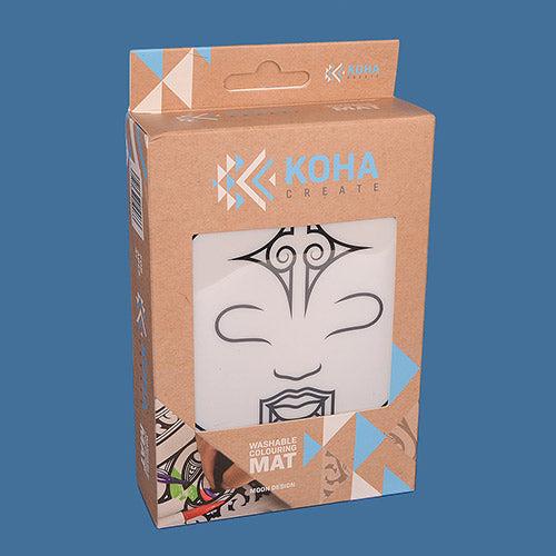 KOHA Create Washable Colouring Mat (Moon Design)
