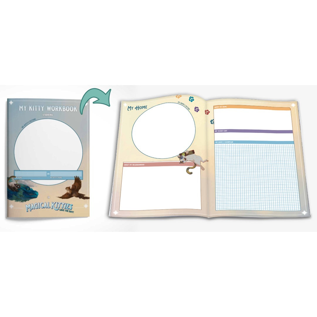 Magical Kitties Save the Day - Hometown - Create Your Own Workbook Pack