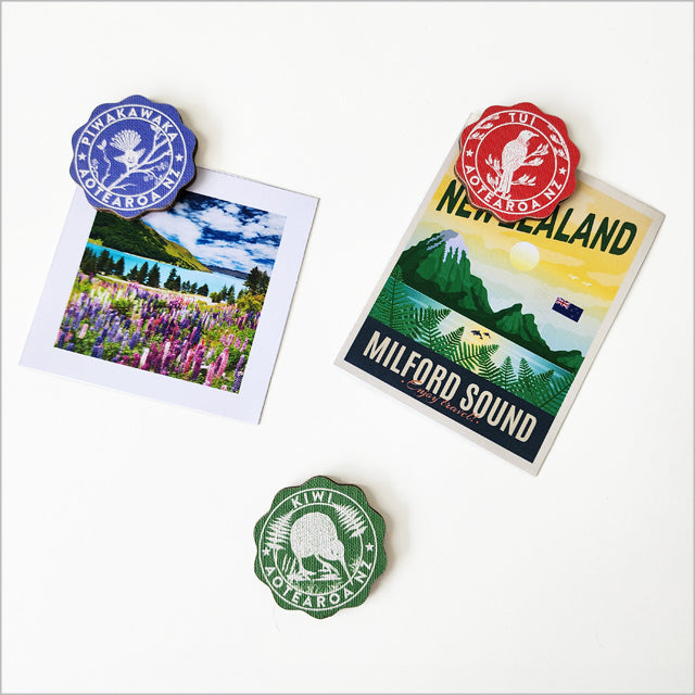 Magnet Pop-Out - Circle NZ Birds Set