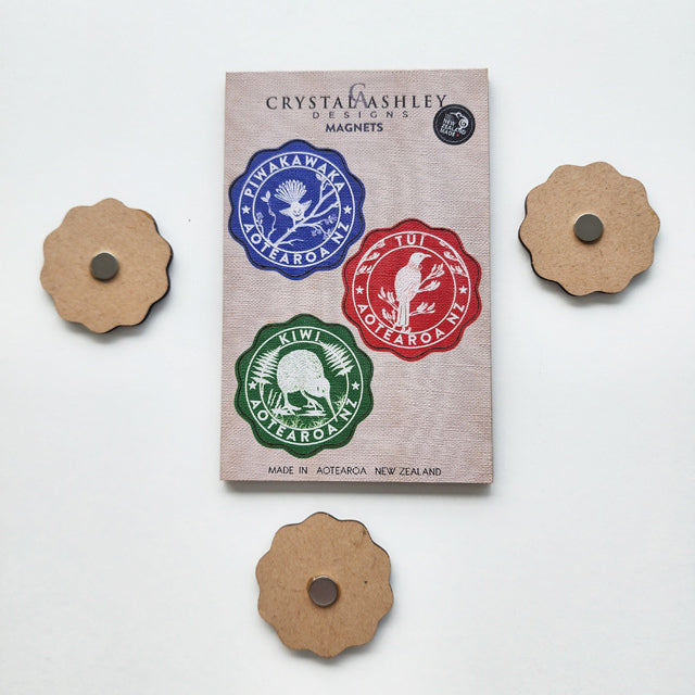 Magnet Pop-Out - Circle NZ Birds Set