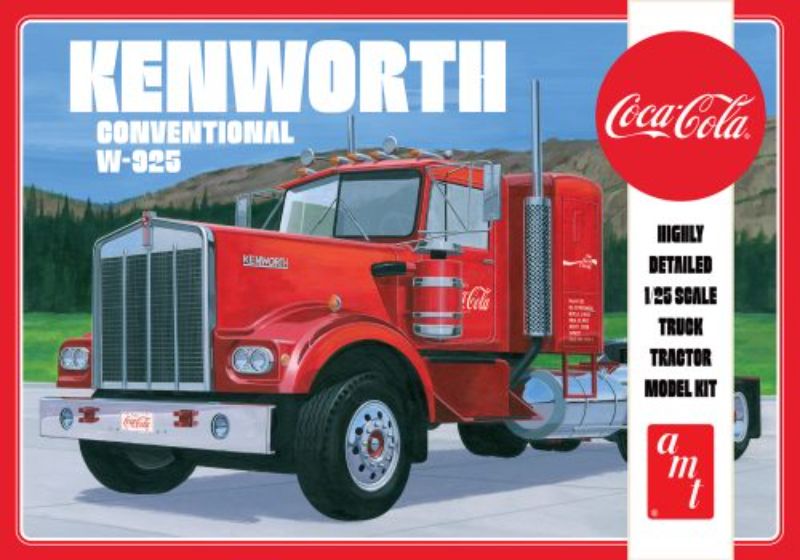 Plastic Kit Set - CocaCola: 1/25 Kenworth W925