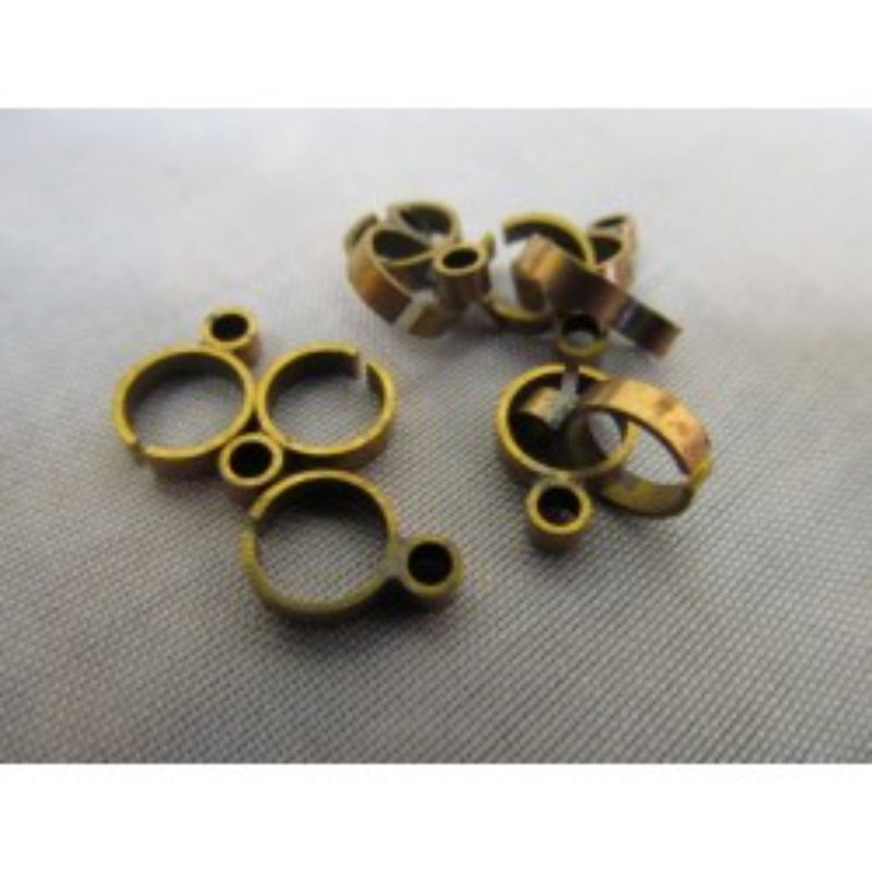 Pack of 10 high-quality 7mm wooden rings for enhancing model shipbuilding projects.