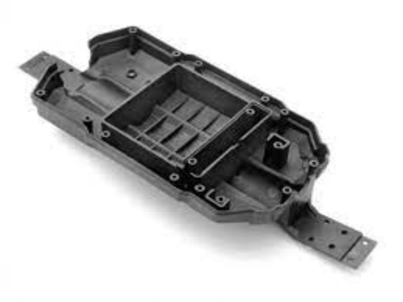 Warrior Main Chassis for RC vehicles, designed for durability, stability, and optimized handling for enthusiasts and hobbyists.