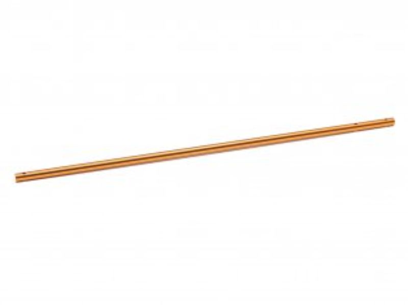RS4 Aluminium Centre Shaft for Sport 3, lightweight, anodized HPI Orange, improves acceleration and braking performance.