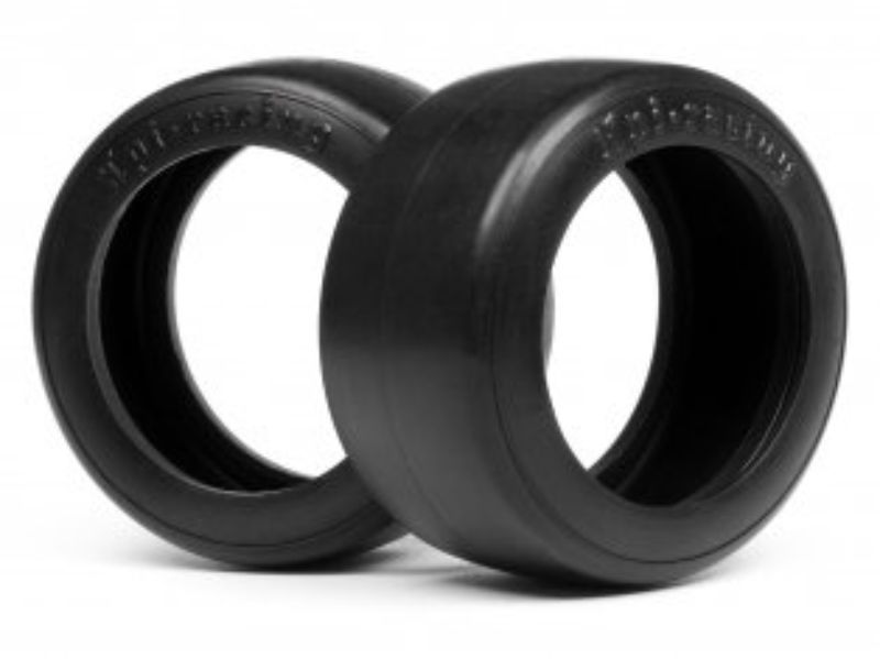 Premium 31mm wide vintage drift tyres designed for RC cars, enhancing grip and style for retro muscle car bodyshells.