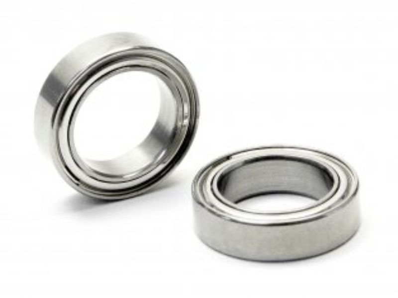 High-performance 10x15x4mm ball bearings for smooth operation in RC cars, drones, and airplanes, pack of 2.