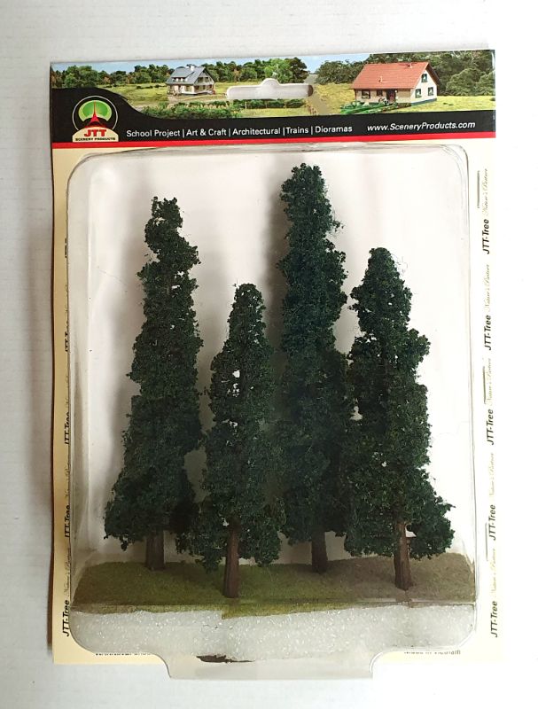 JJT Model Scenery - Standing Conifers 100-150mm(4)