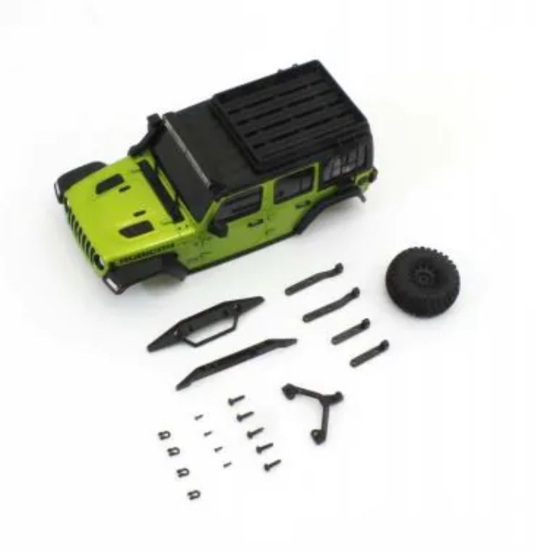 Kyosho MX-01 Body Set: Jeep WranglerG, enhances RC vehicles with rugged aesthetics and seamless installation.