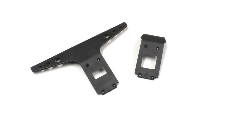 Durable Kyosho Optima/Javelin bumper set for enhanced protection and performance in RC racing and vintage setups.