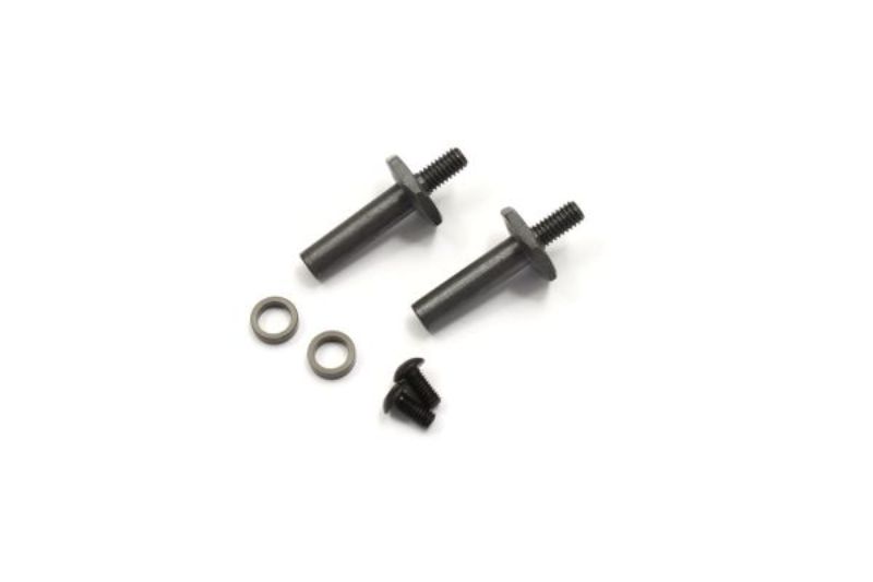 Durable steel axle shafts for Kyosho RB5/6/7, enhancing performance and stability for off-road racing.
