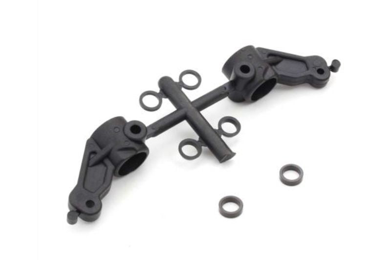 Kyosho RB7 FR Knuckle Arm for improved steering and handling in RC racing, lightweight yet durable upgrade part.