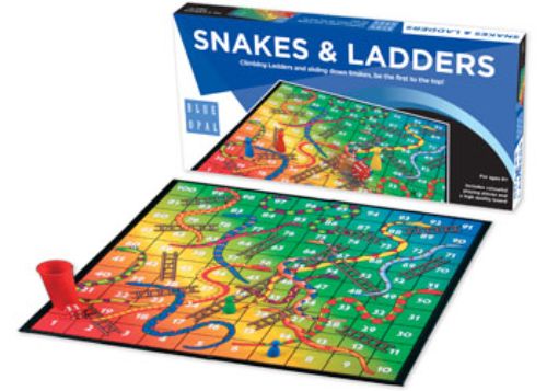 Blue Opal - Snakes and Ladders Game