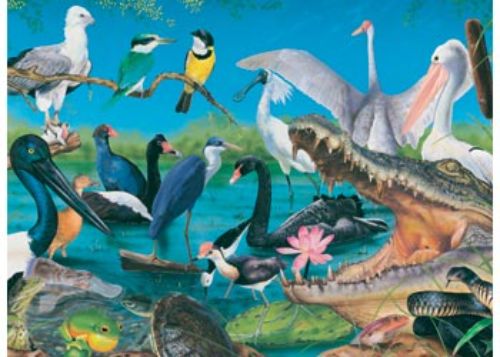 Blue Opal - Wild Aust Wetlands & Marshes 150pc