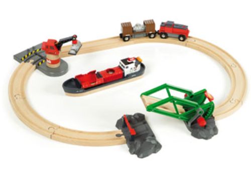 BRIO Set - Cargo Harbour Set 16 pieces