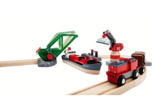 BRIO Set - Cargo Harbour Set 16 pieces