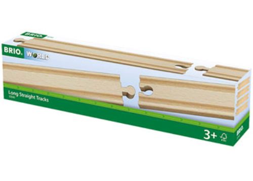 BRIO Tracks - Long Straight Tracks 4 pieces