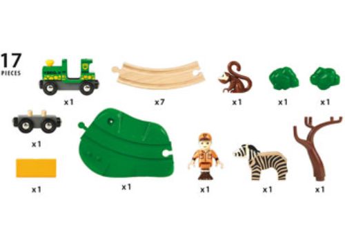 BRIO Set - Safari Railway Set 17 pieces