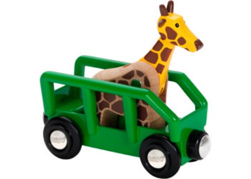 BRIO Vehicle - Giraffe and Wagon 2 pieces