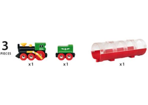 BRIO Train - Tunnel & Steam Train 3 pieces