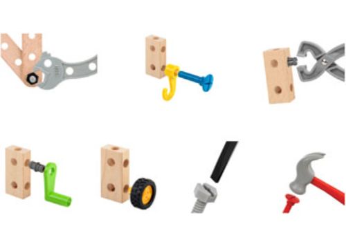 BRIO Builder - Construction Set, 136 pieces