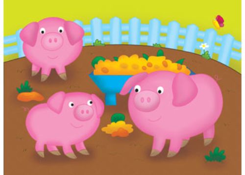 Galt - 4 Puzzles in a Box - Farm