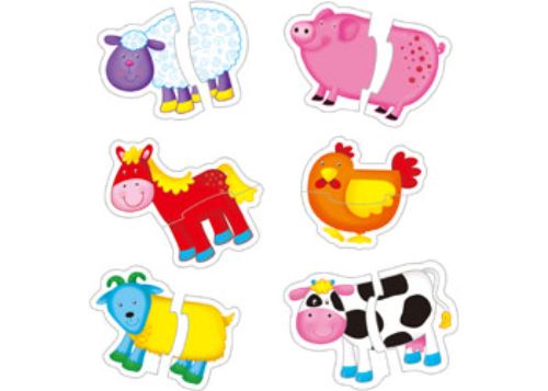 Galt - Baby Puzzles - Farm - 2pcs
