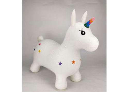 Happy Hopperz - White Unicorn