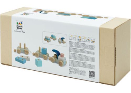 PlanToys - Stacking Train Trio