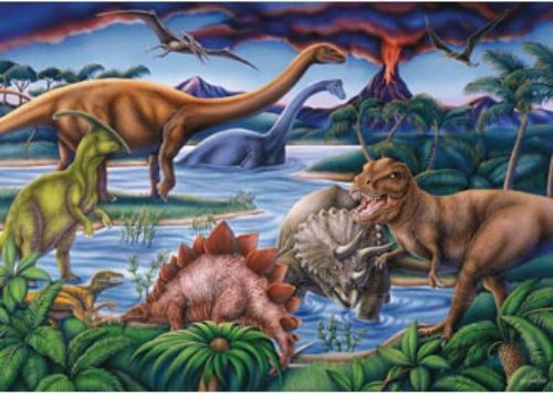 Puzzle - Ravensburger - Dinosaur Playground Puzzle 35pc