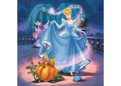 Puzzle - Ravensburger - Disney Snow White Cinderella Ariel 3x49pc