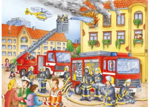 Puzzle - Ravensburger - Fire Brigade Puzzle 100pc