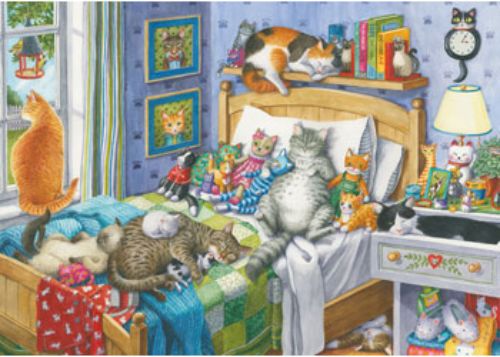 Large Format Puzzle - Ravensburger - Cat Nap Large Format Puzzle 500pcLF