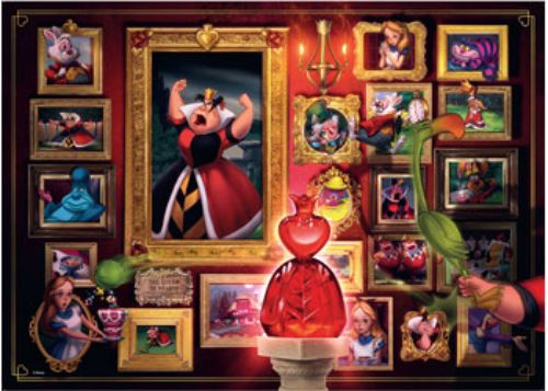 Puzzle - Ravensburger - Villainous Queen of Hearts Puzzle 1000pc