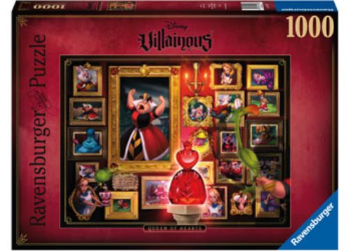 Puzzle - Ravensburger - Villainous Queen of Hearts Puzzle 1000pc