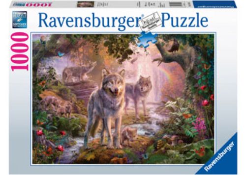 Puzzle - Ravensburger - Summer Wolves Puzzle 1000pc