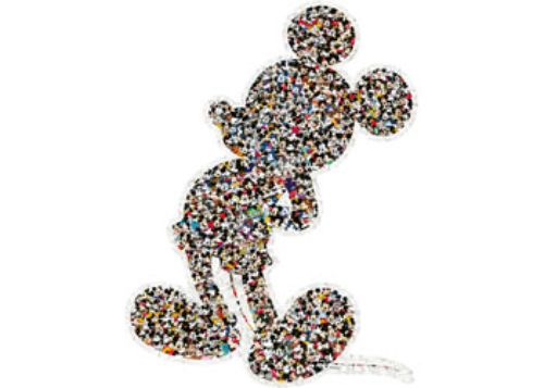 Puzzle - Ravensburger - Disney Shaped Mickey Puzzle 945pc
