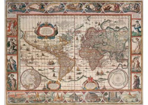 Puzzle - Ravensburger - Map of World From 1650 Puzzle 2000pc